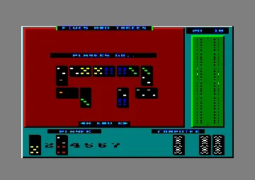 Dominoes (UK) (1985) [The Amazing Amstrad Omnibus] screen shot game playing